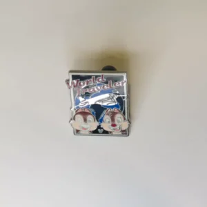 DLR & Disney 2008 Hidden Mickey Series Chip N Dale Postcards Pin World Traveler