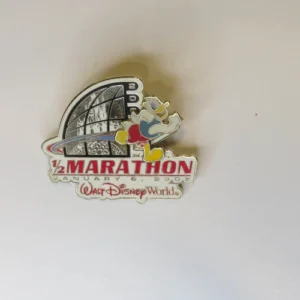 DISNEY WDW 2002 HALF MARATHON DONALD DUCK SLIDER PIN