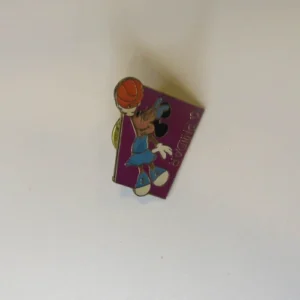 A71 VINTAGE PIN Disney Character Minnie Mouse cute BASKETBALL PHILDAR 0.9"