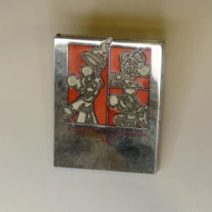 Disney Wdw Pin 2002 Cast Holiday Celebration Hinged Pin Exclusive Le