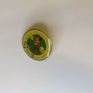 WDW 20th 20 Anniversary Big Thunder Mountain Railroad Mickey Disney Pin 1991