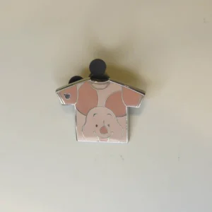Disney Piglet T-shirt Hidden Mickey Pin