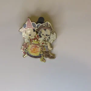 WDW Pirate & Princess Party 2008 Mickey & Minnie Pin~LE 5000~# 59743
