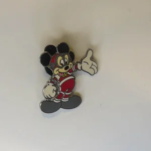 2005 Disney Mickey Mouse Astronaut Space Suit Red Pin