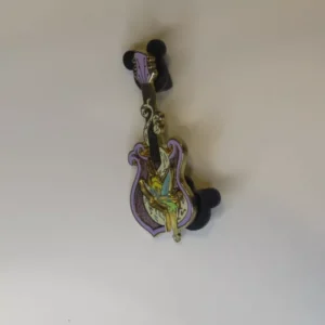 Disney Pin - TINKER BELL GUITAR TinkerBell Tink Dangle Pin