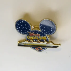 Disney Dcl Mickey Mouse Head Starry Night Cruise Line Pin