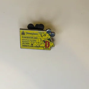 Disneyland D Ticket Mickey Disney Trading Pin