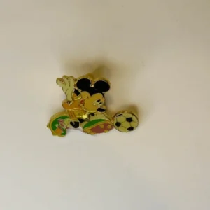 Disney MICKEY MOUSE Playing Soccer Lapel Pin
