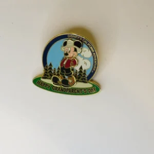 MICKEY & FLOWERS HAPPY GRANDPARENTS DAY LE Disney PIN