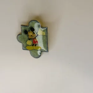Mickey Mouse Blue Puzzle Piece Japan Disney Pin B02
