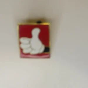 Disney Pin 431 - Mickey Mouse Thumb (red Background) Pin