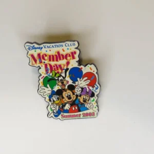 Disney 2003 DVC Member Day Mickey, Goofy, Minnie & Donald Celebrating Pin#23637