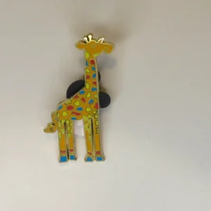 Disney Animal Kingdom Whimsical Giraffe Enamel Pin