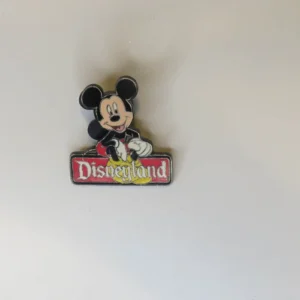Disney Retro Disneyland Logo w/ Mickey Mouse Pin