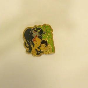 Disney   Bagheera & Mowgli  Jungle Book  Cast Lanyard  2 Pin