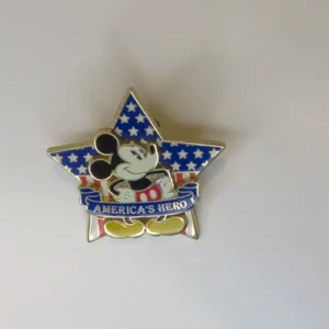 Disney Pin Mickey Mouse America’s Hero 2008