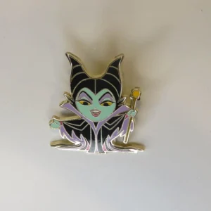 Maleficent Chibi Villain Mystery Monogram Pink A La Mode Disney Pin Le