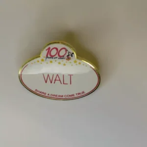 Disney Wdw Cast 100 Years Of Magic Mickey Mouse Walt Name Tag Share A