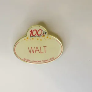 Disney Wdw Cast 100 Years Of Magic Mickey Mouse Walt Name Tag Share A