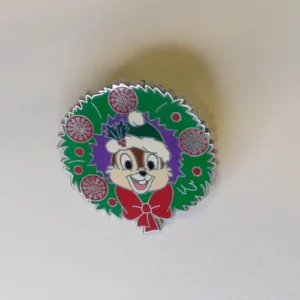 Disney Happy Holiday Christmas Wreath Mystery Tin Collection Chip Pin