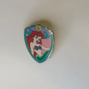 2012 Disney Mystery Pin Princess Crest The Little Mermaid Princess Ariel