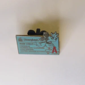 DISNEY PINS DISNEYLAND CAST LANYARD SERIES RIDE A ONLY TICKET PIN