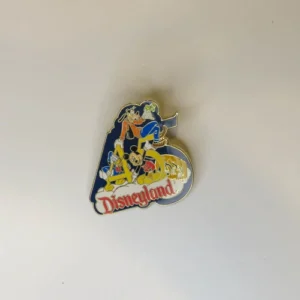 Disneyland 45th Anniversary Mickey Pluto Donald Goofy Disney Pin