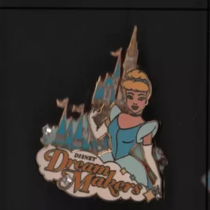 Old Disney Pin Wdw Cast Member Dream Makers Cinderella Castle Magic