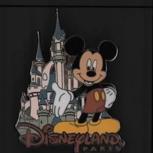 Disney Dlrp Paris 2001 Mickey Mouse And Sleeping Beauty’s Castle Logo