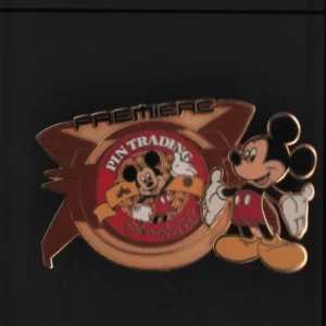 Disney Pin 2003 Mickey Premiere Trading Logo Disneyland Dlr