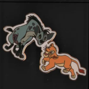 Disney Mickeys Super Star Trading Team Simba & Hyena Shenzi Lion King