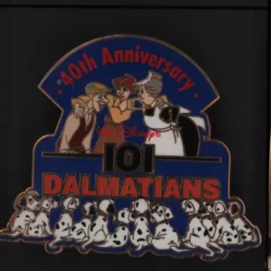 WDW 40th Anniversary 101 Dalmatians Limited Edition 3500 Collectible Pin