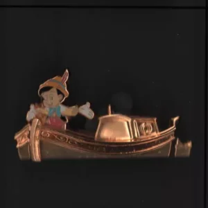 Disney Pin  Dlr  Golden Vehicle   Storybook Canal Boats