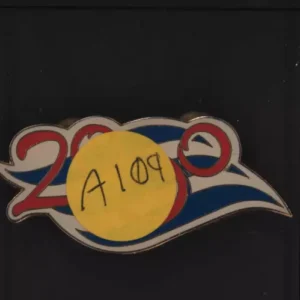 2001 Disney Cruise Line Inaugural 2 Pin   2000 Flag / Boat Pin