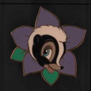 Disney Wdw 2004 Disney Pin Flowers Pursuit Flower The Skunk Bambi Le