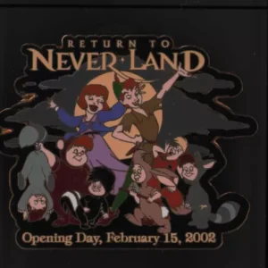 Disney WDW Return To Neverland Peter Pan Lost Boys Opening Day pin/pins