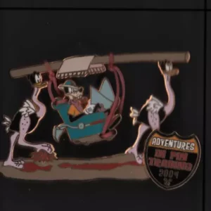 Disney Pin WDW AK Adventures in Pin Trading Goofy with Ostriches LE 750