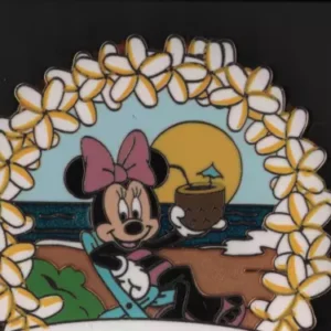 Disney World Pin Vacation Club Dvc Minnie Cruise Beach Drink Ocean