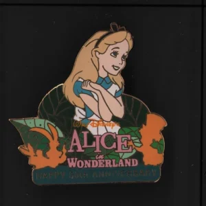 Disney Alice In Wonderland Happy 50th Anniversary Pin Le 3500