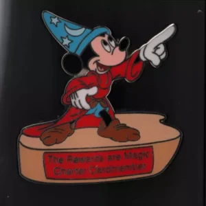 Disney Pin Bank One Visa Rewards Are Magic Charter Cardmember