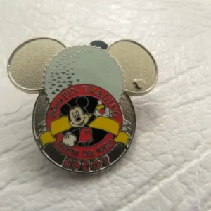 Disney Mickey Mouse Pin Trading Logo Epcot Hidden Mickey Pin