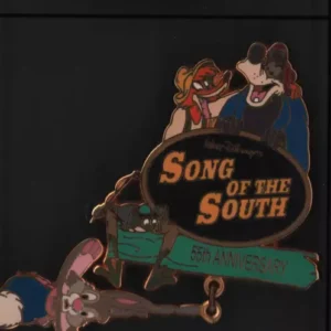 Disney Song Of The South Dangle Pin 55th Anniversary Splash Mountain