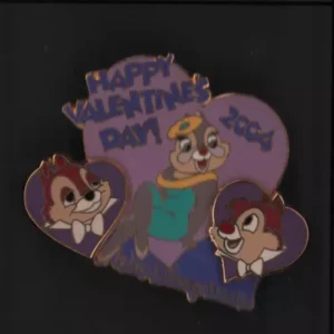 Disney Chip Dale Clarice Happy Valentines Day 2004 Pin WDW
