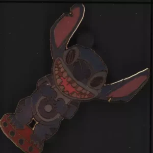 Disney Shopping Tiki Statue Stitch Le 250 Pin & Card From 2006