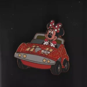 Disney Minnie Mouse Driving Red Car Pin