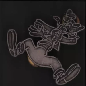 Disney Goofy Pin Framed Set Pewter Version Pin