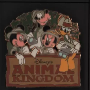 Disney Fab 4 Animal Kingdom Logo Pin