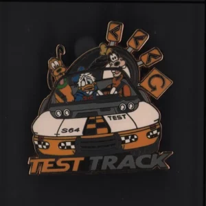 WDW Goofy, Donald and Pluto Test Track Attractions Mystery Pin