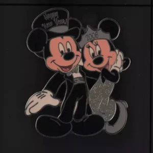 Disney Pin  Mickey Mouse Minnie In Formal Wear Happy Year 2006 Wdw