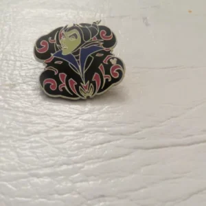 Disney Maleficent Hidden Mickey Pink Pin